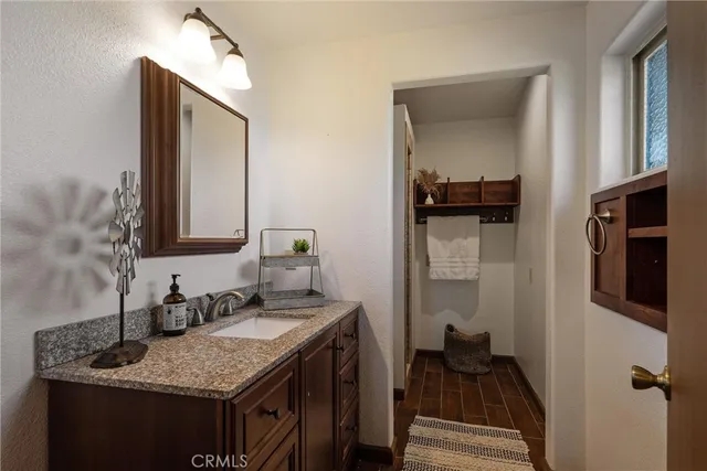 an aerial view of residential house with outdoor space