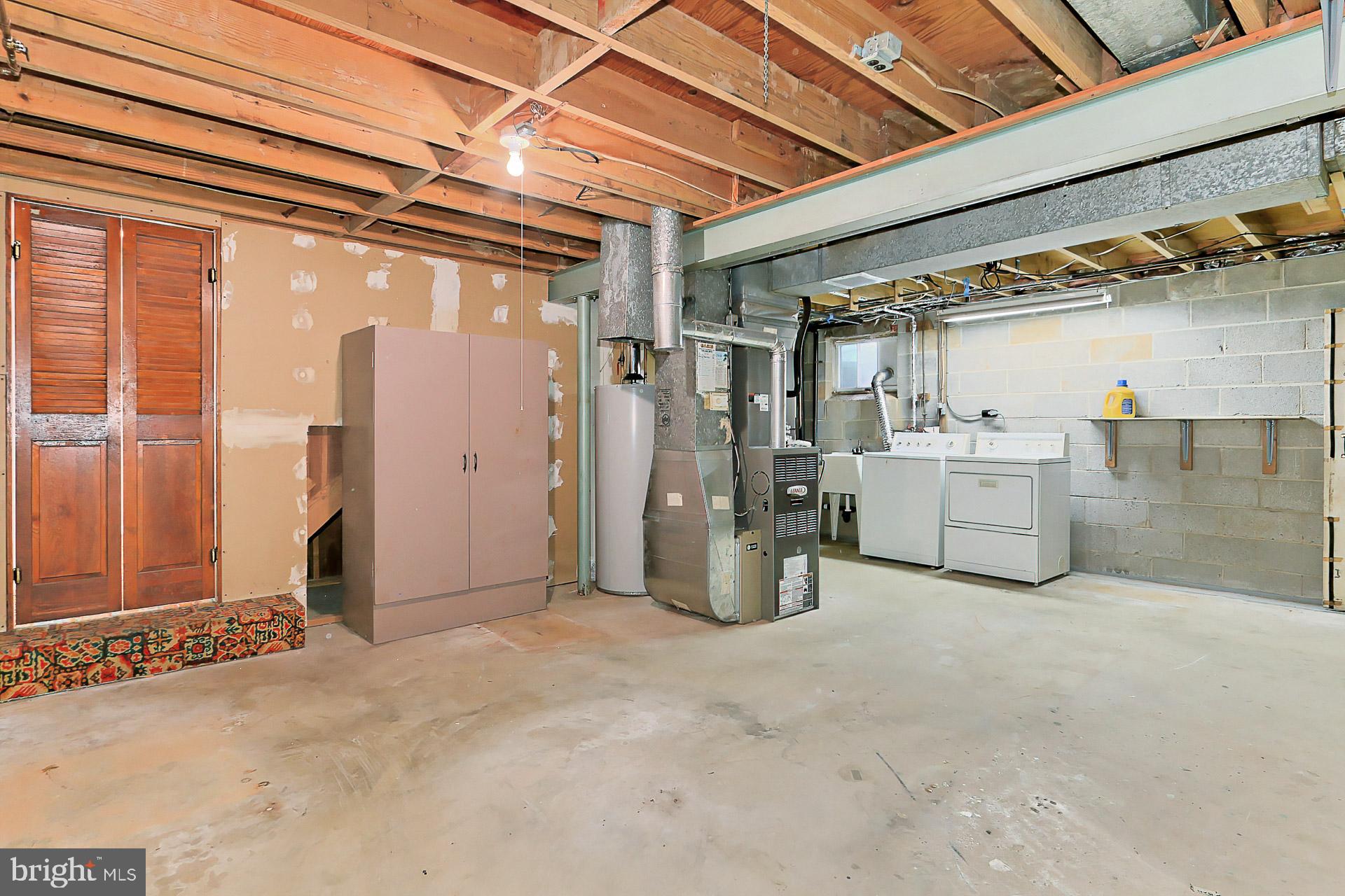 6807 Huntsman Boulevard Springfield, VA 22152 - Photo 37 of 46 Unfinished Basement