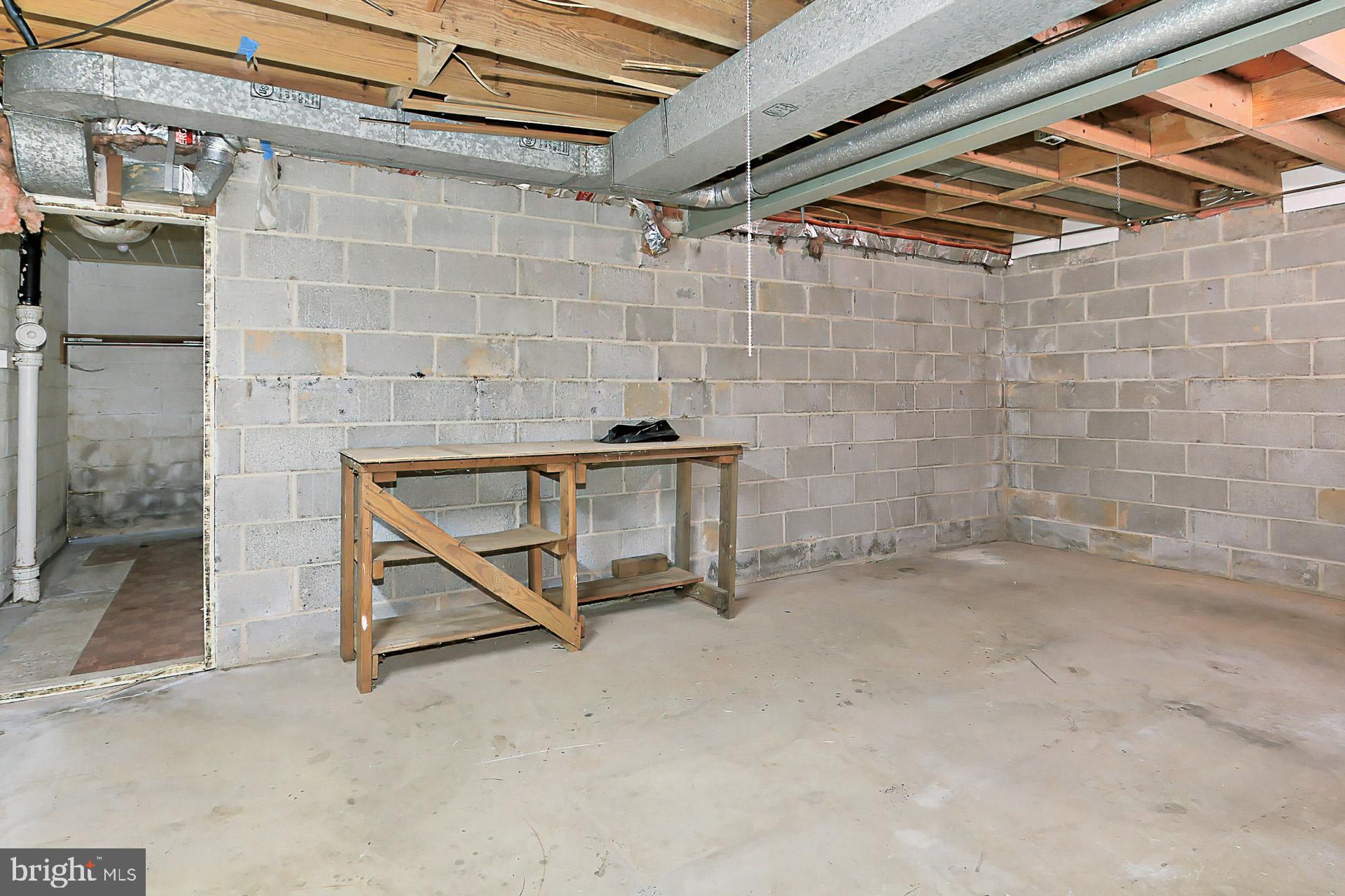 6807 Huntsman Boulevard Springfield, VA 22152 - Photo 38 of 46 Unfinished Basement