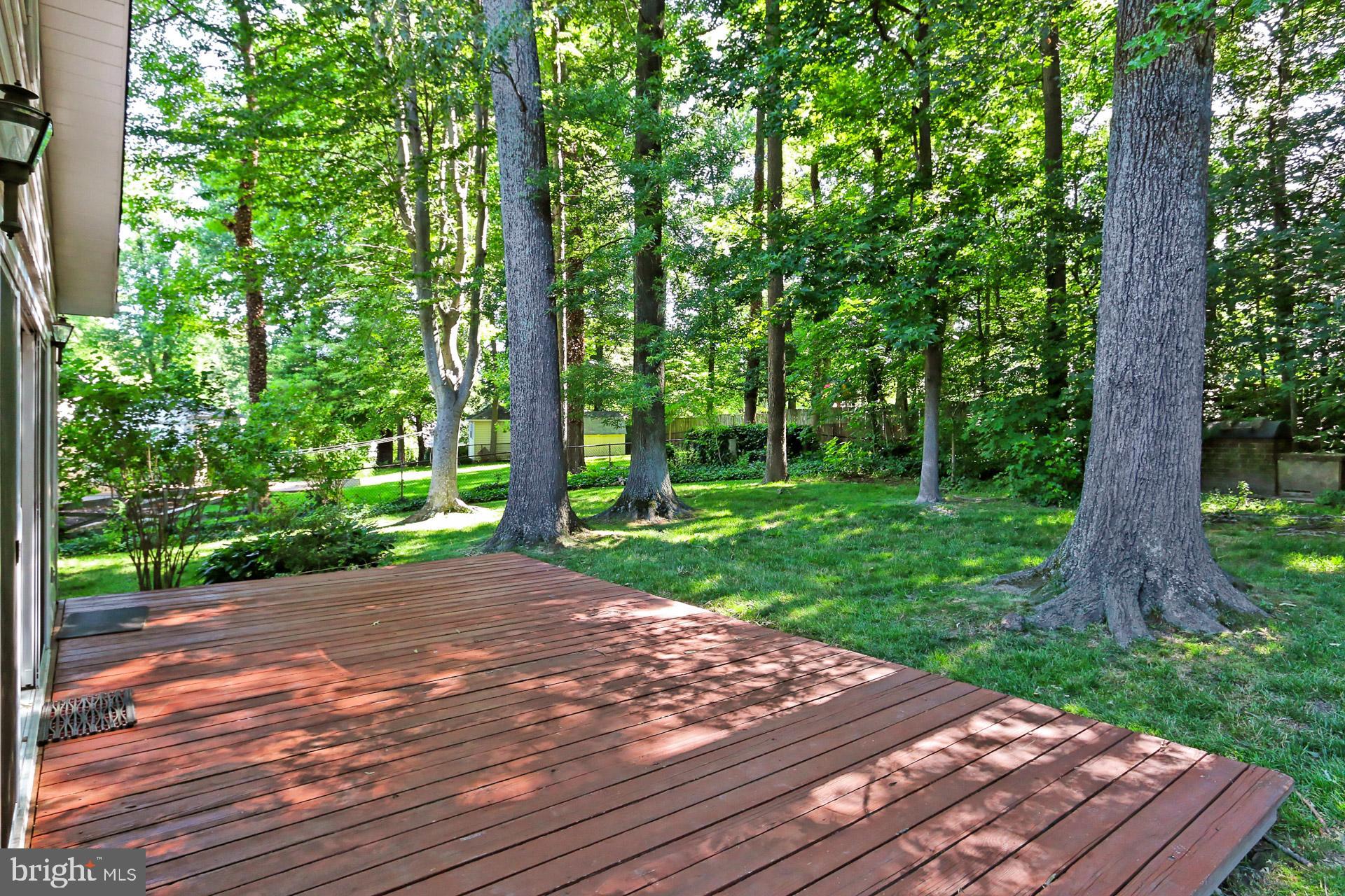 6807 Huntsman Boulevard Springfield, VA 22152 - Photo 39 of 46 Backyard Deck
