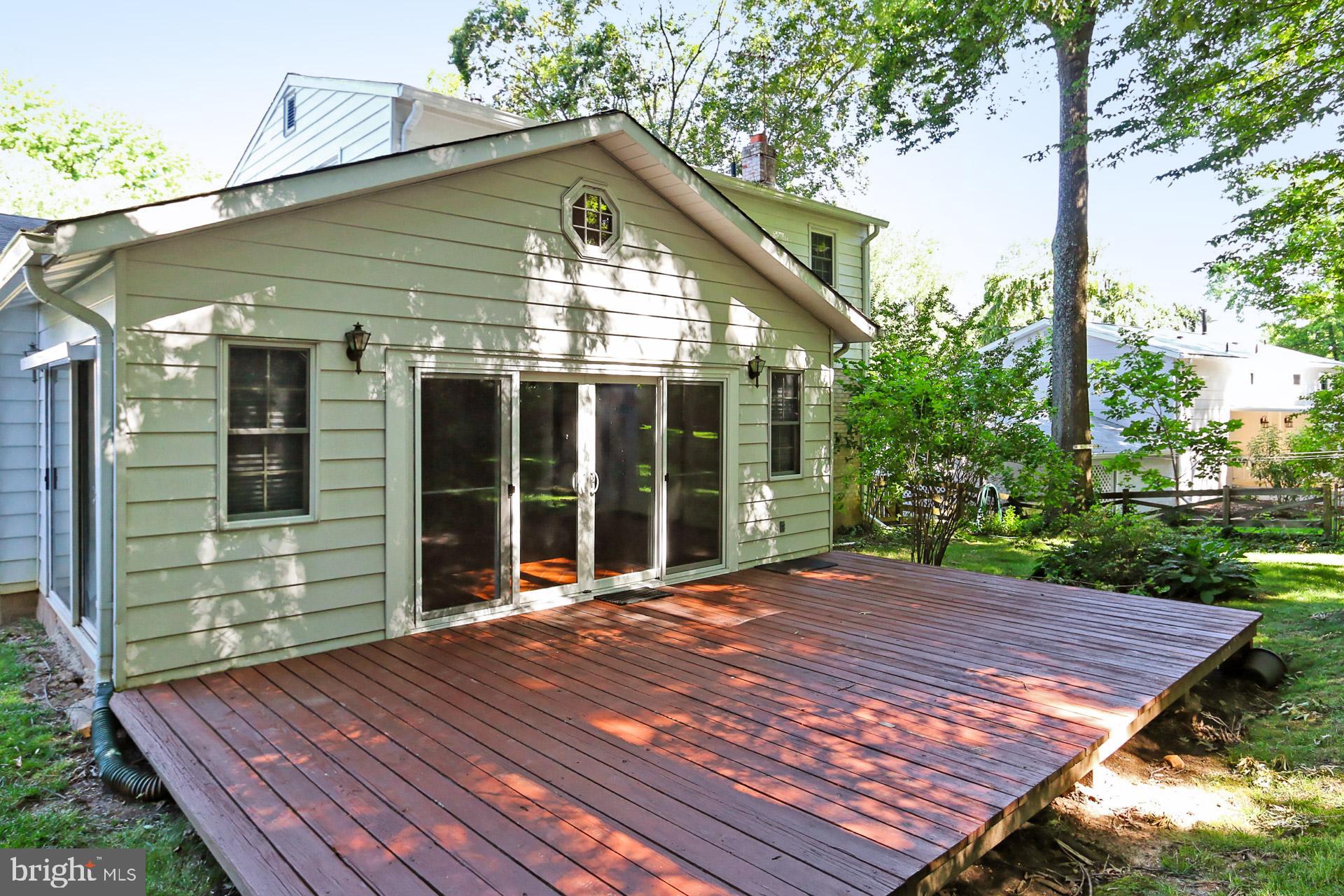 6807 Huntsman Boulevard Springfield, VA 22152 - Photo 40 of 46 Backyard Deck