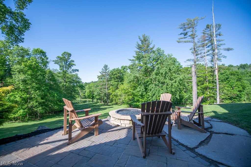 5234 Ribbon Road Southwest Bowerston, OH 44695 - Photo 13 of 50 View featuring firepit area