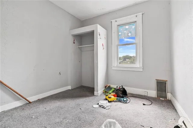 a view of a bedroom with toys