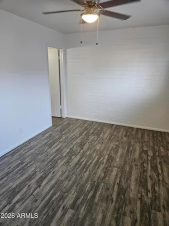 a view of wooden floor