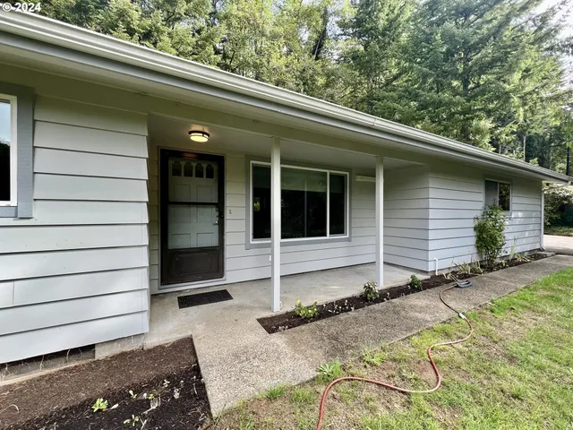 a house with a outdoor space