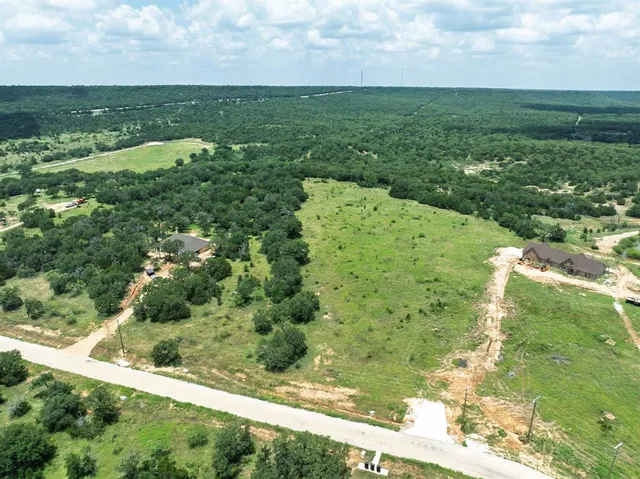 a view of a green field with lots of green space