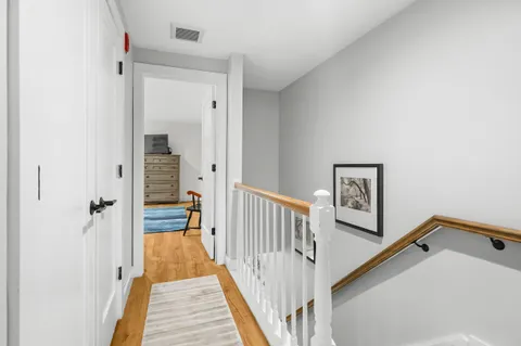 a view of a hallway with interior of the house