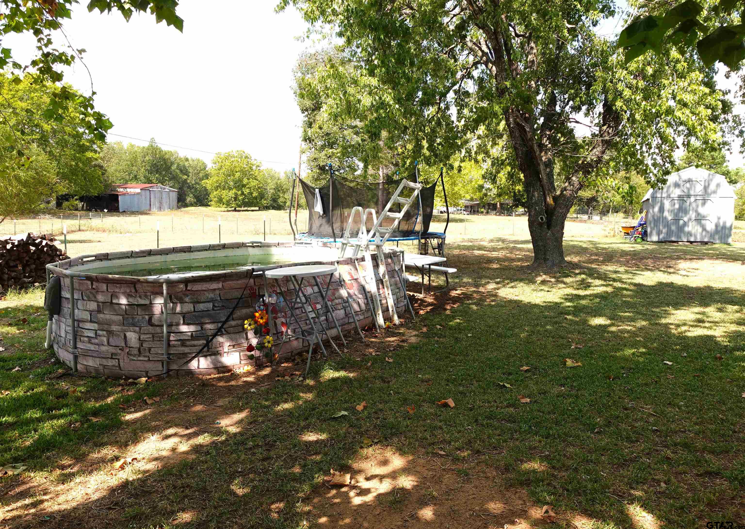 594 County Rd NE 2120 Talco, TX 75487 - Photo 30 of 36 a view of a yard with plants and trees