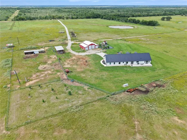 a view of a lake with a beach
