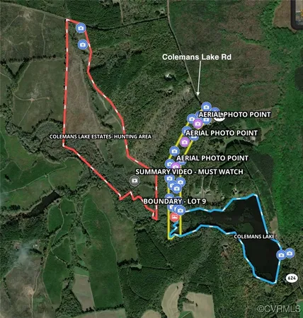 $137,900 | Lot 9 Colemans Lake Road, Ford, VA 23850