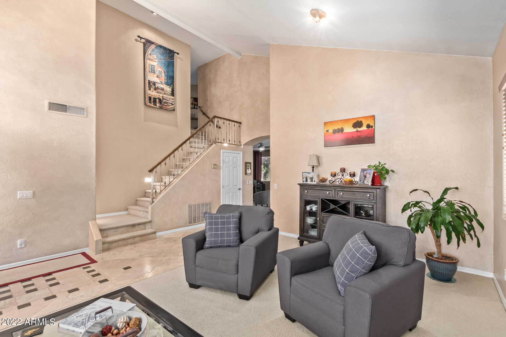 625 West Ocotillo Road Phoenix, AZ 85013 - Photo 9 of 55 a living room with furniture and a potted plant