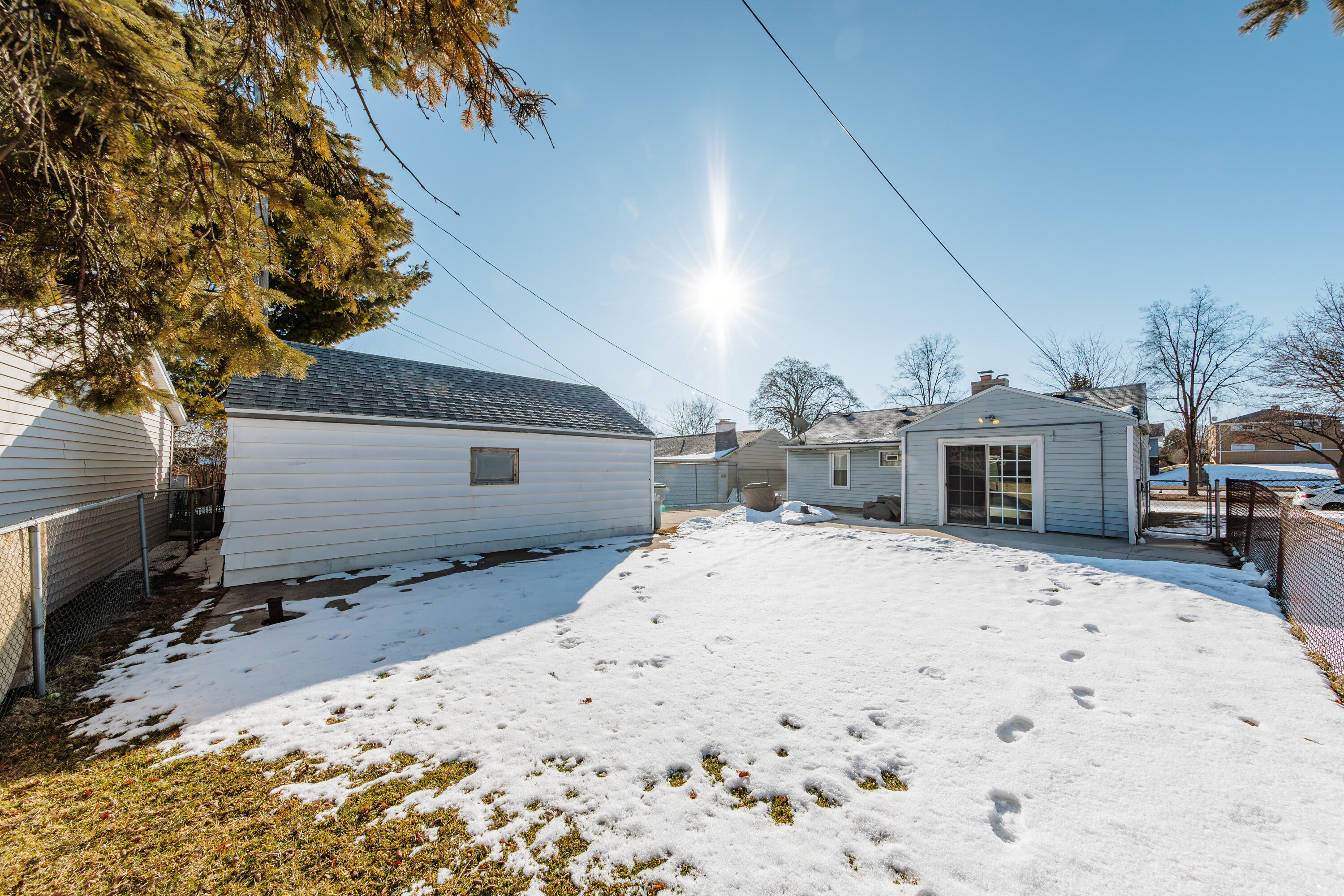 6136 West Oklahoma Avenue Milwaukee, WI 53219 - Photo 20 of 25 Backyard - rear of home