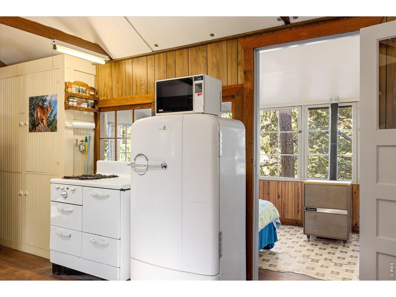 10763 Twin Spruce Road Golden, CO 80403 - Photo 21 of 40 Vintage 1930's fridge still works!