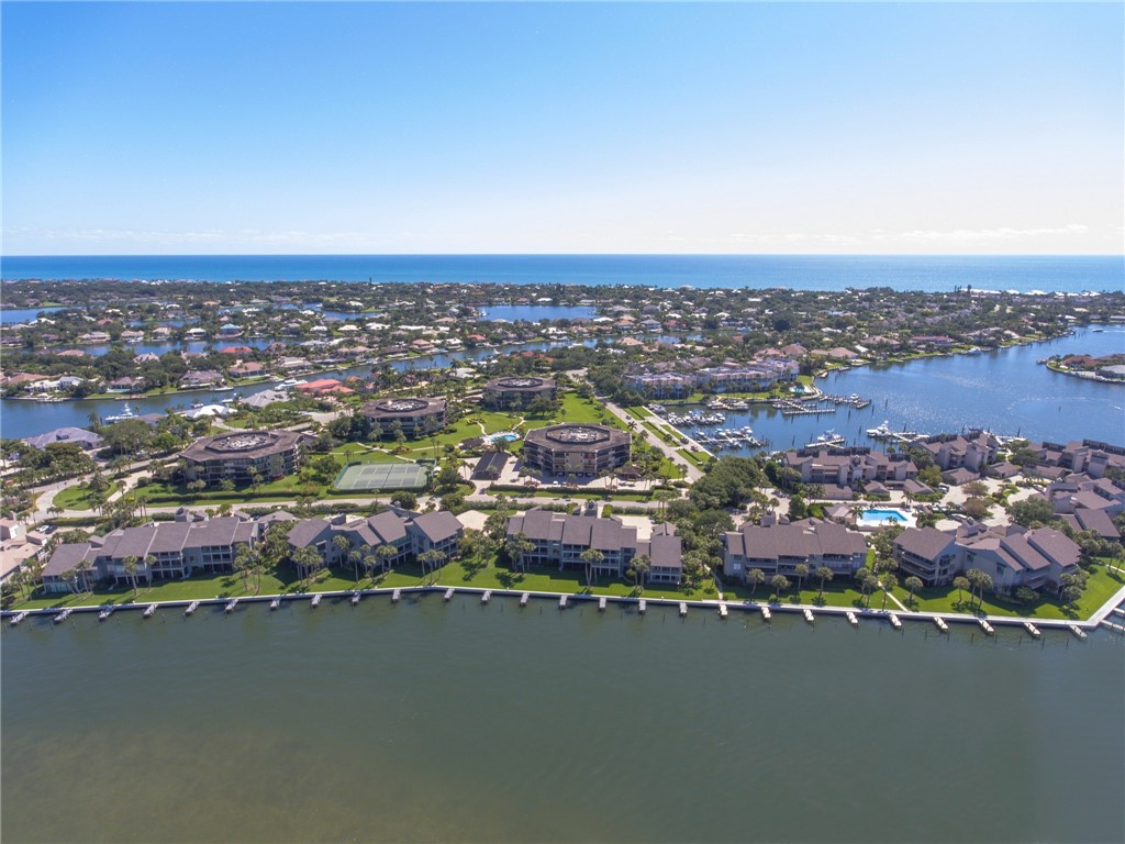 1880 Bay Road, Unit I319 Vero Beach, FL 32963 - Photo 33 of 36 an aerial view of a city with ocean view