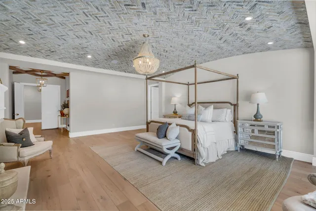 a room with furniture and a wooden floor