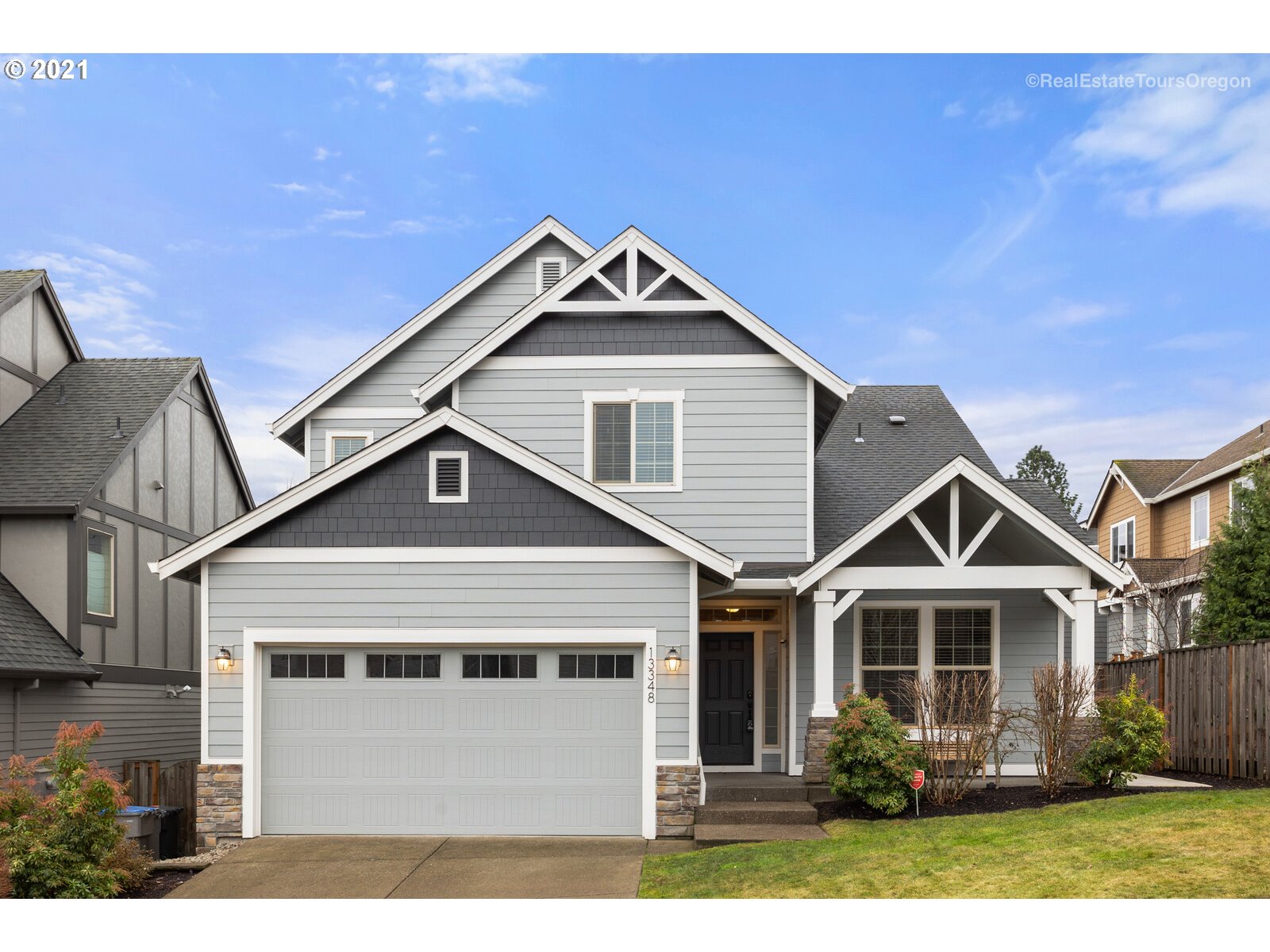 13348 Southwest Alpine View Tigard, OR 97224 - Photo 1 of 32 a view of a yard in front of house
