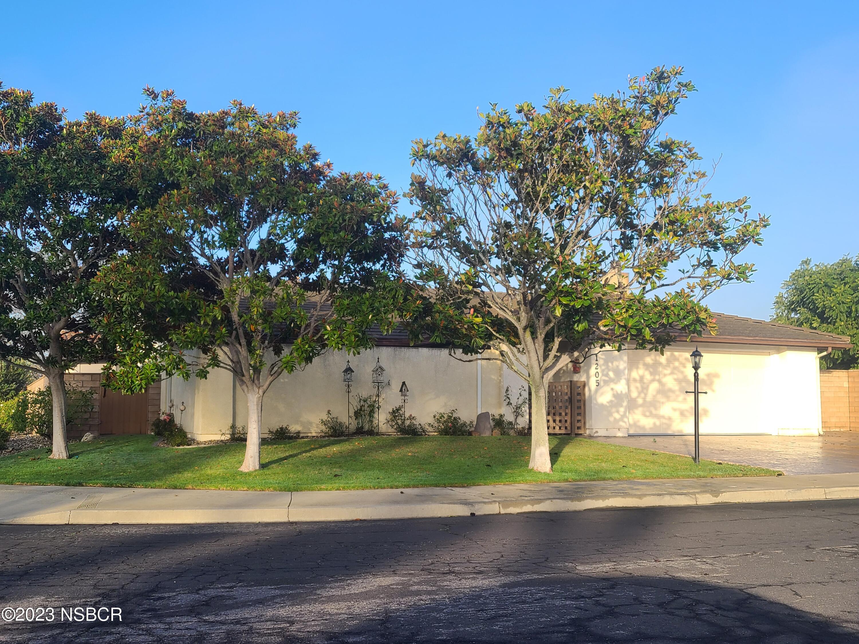 1205 North B Street Lompoc, CA 93436 - Photo 1 of 39 a view of a yard with plants and trees