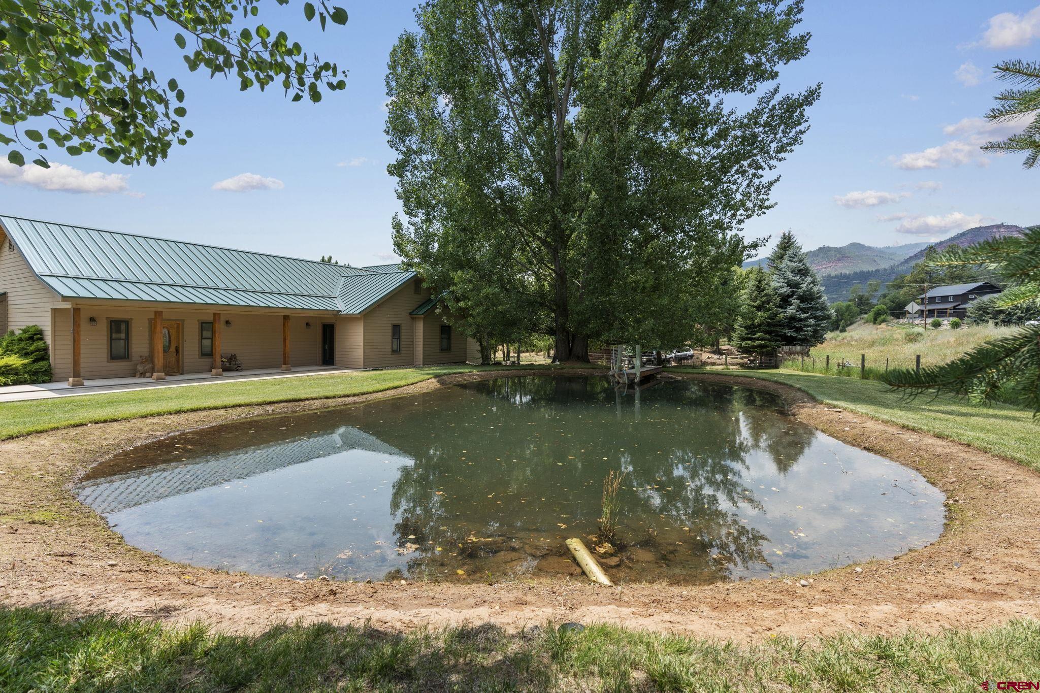 33140 Highway 550 Durango, CO 81301 - Photo 28 of 38 a view of a house with swimming pool and a yard