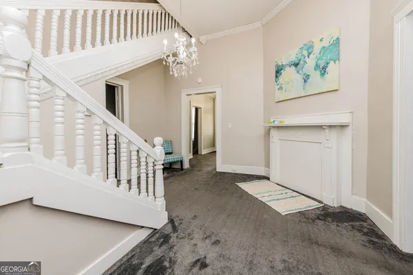 a view of entryway and hall