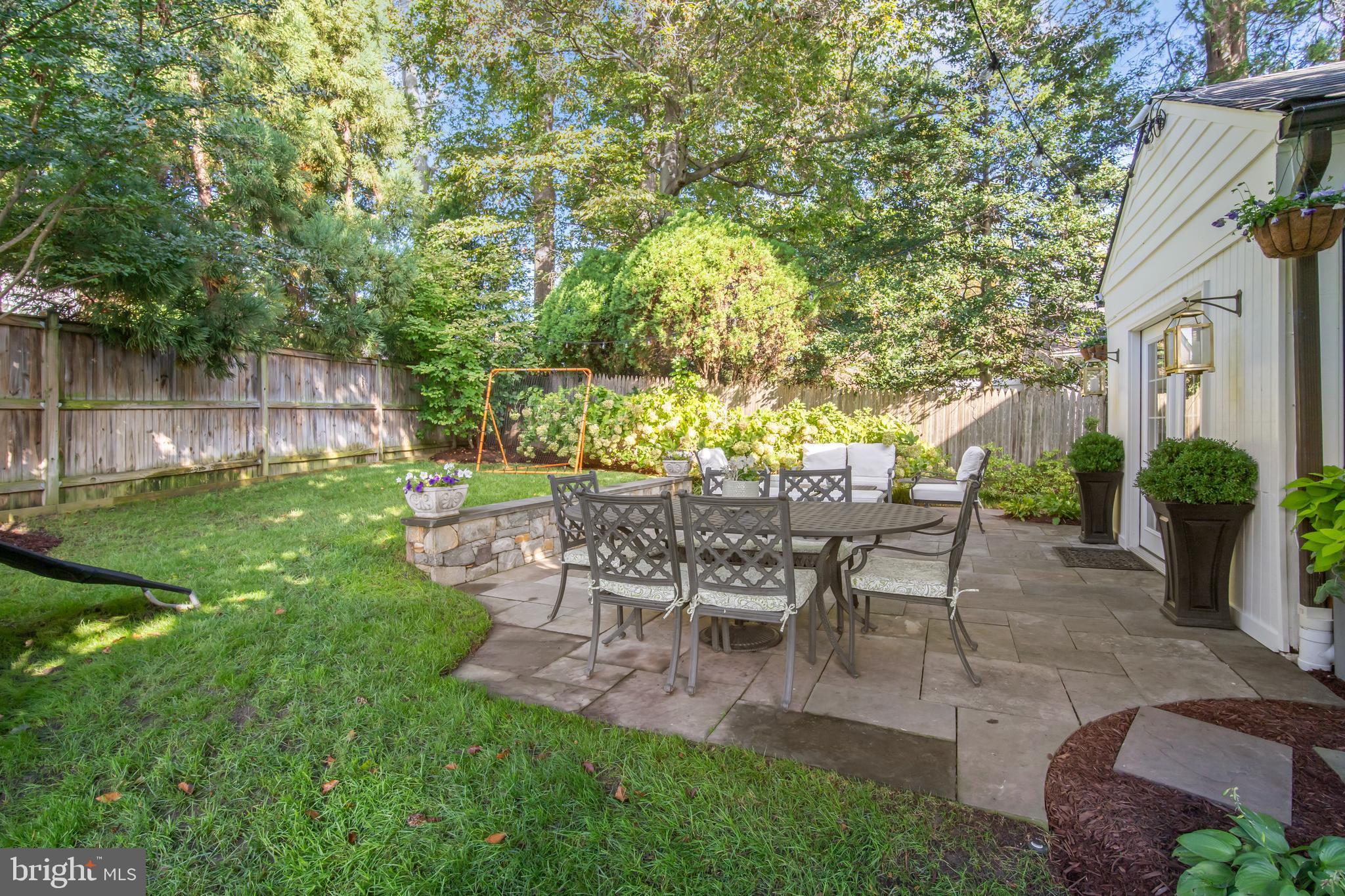 5411 Newington Road Bethesda, MD 20816 - Photo 50 of 55 Backyard patio view