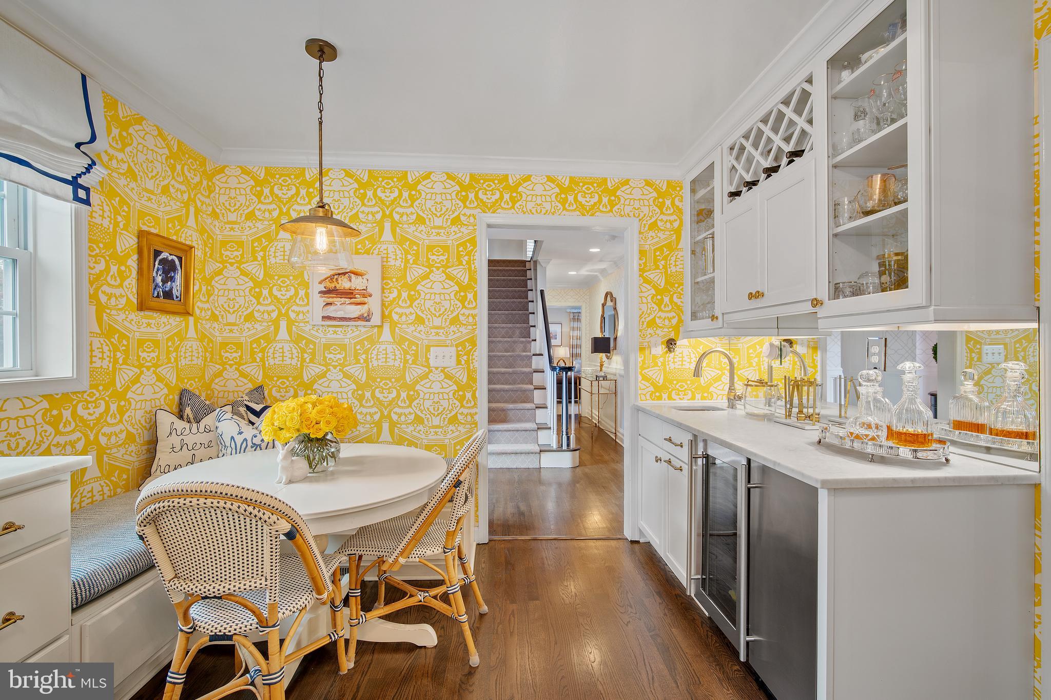 5411 Newington Road Bethesda, MD 20816 - Photo 8 of 55 Breakfast area & wet bar complete w/ ice maker
