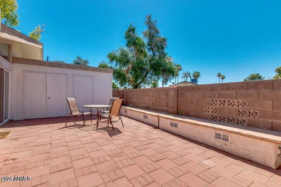 525 North May, Unit 10 Mesa, AZ 85201 - Photo 18 of 21 a view of outdoor space with seating