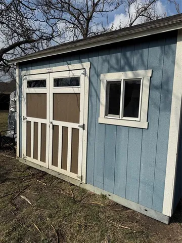 a view of front door