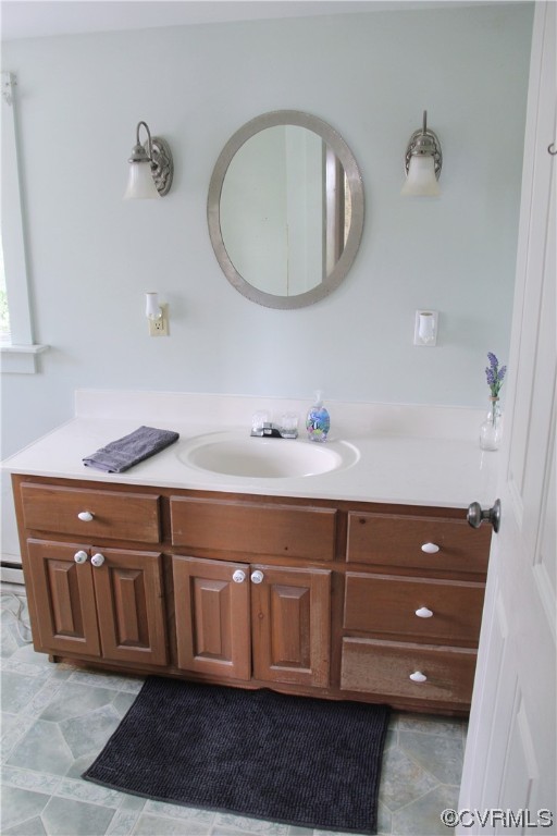 132 Carter Road Cumberland, VA 23040 - Photo 29 of 45 a bathroom with a sink and a mirror