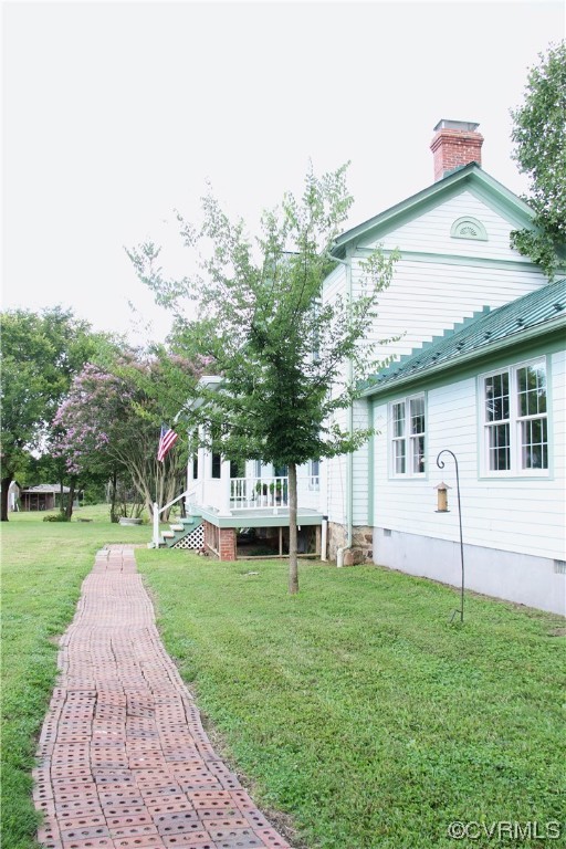 132 Carter Road Cumberland, VA 23040 - Photo 41 of 45 a view of a house with a yard and sitting area
