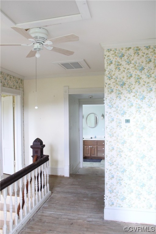 132 Carter Road Cumberland, VA 23040 - Photo 43 of 45 a view of a hallway to a bedroom and a window