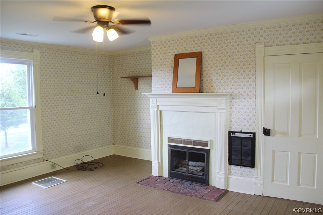 132 Carter Road Cumberland, VA 23040 - Photo 45 of 45 an empty room with windows and fireplace