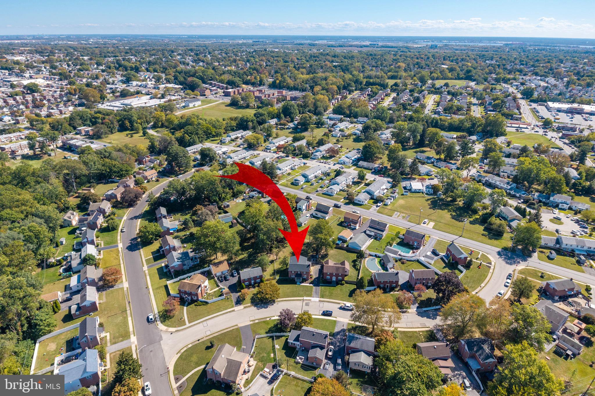 428 Adair Road Holmes, PA 19043 - Photo 57 of 59 an aerial view of residential houses with outdoor space and street view