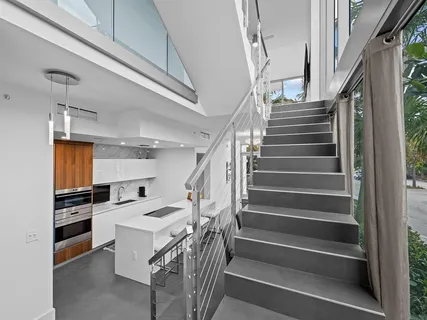 a view of kitchen and sink