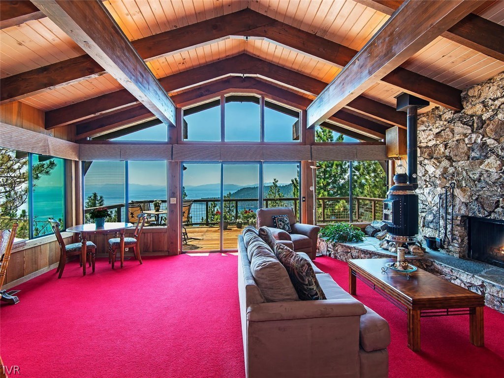 816 Toni Court Incline Village, NV 89451 - Photo 5 of 22 a living room with patio furniture and a floor to ceiling window