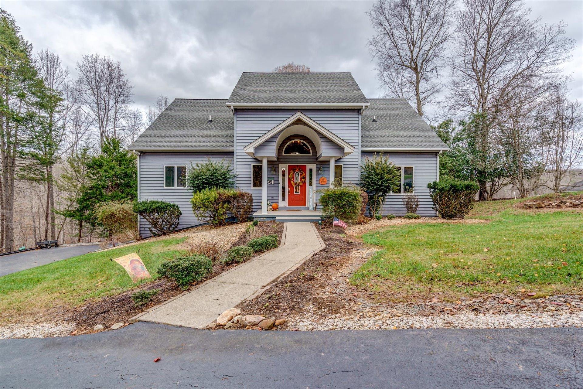 51 Cedar Ridge Circle Union Hall, VA 24176 - Photo 5 of 63 a front view of a house with garden