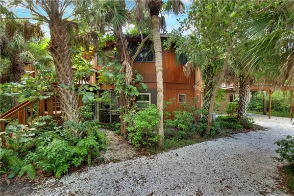 a view of outdoor space with seating area