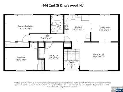 $3,250 | 144 2nd Street, Unit 1, Englewood, NJ 07631