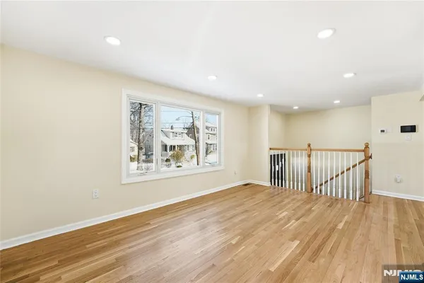 a view of livingroom with furniture and wooden floor