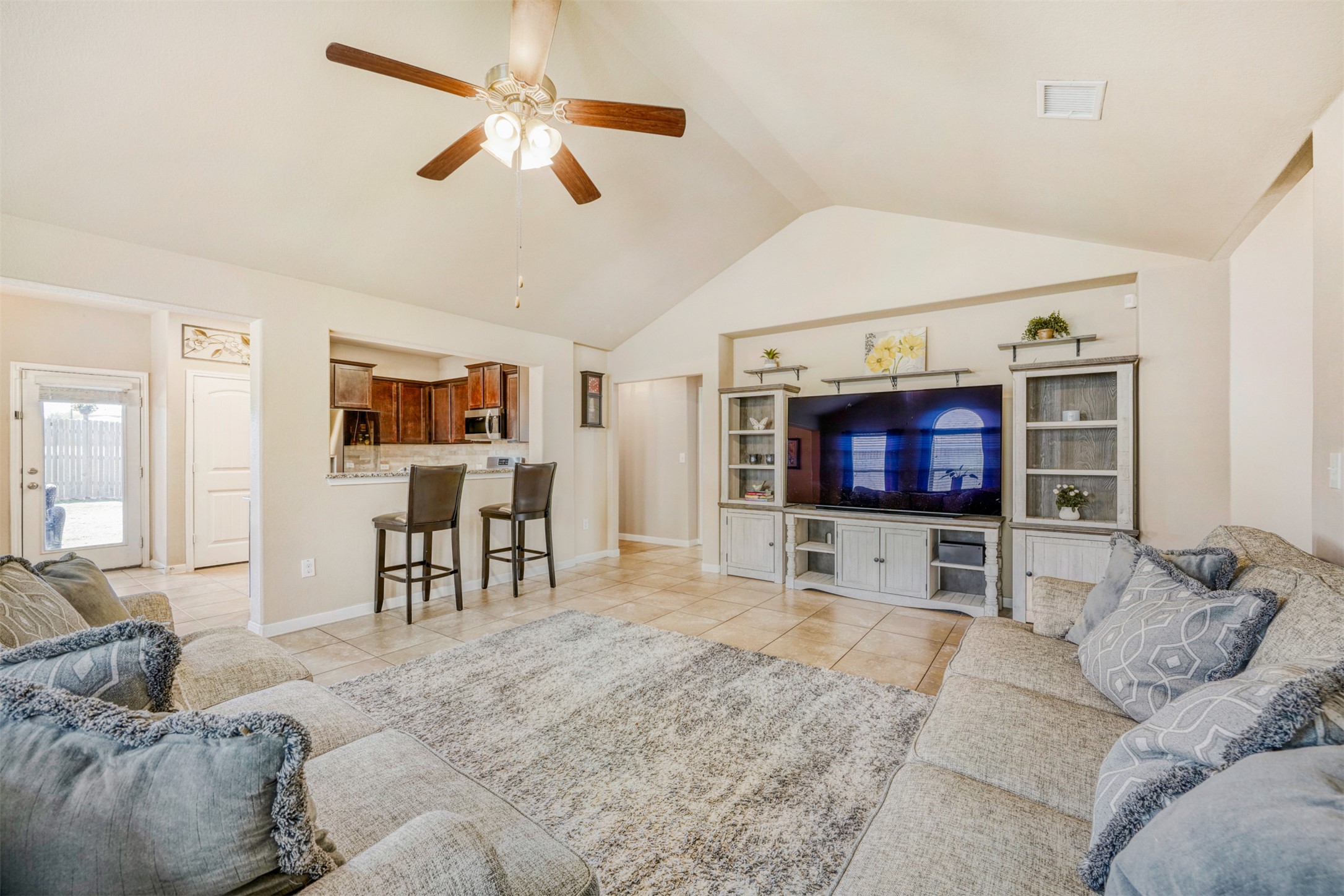 952 Palo Duro Loop Round Rock, TX 78664 - Photo 11 of 37 a living room with furniture and a flat screen tv
