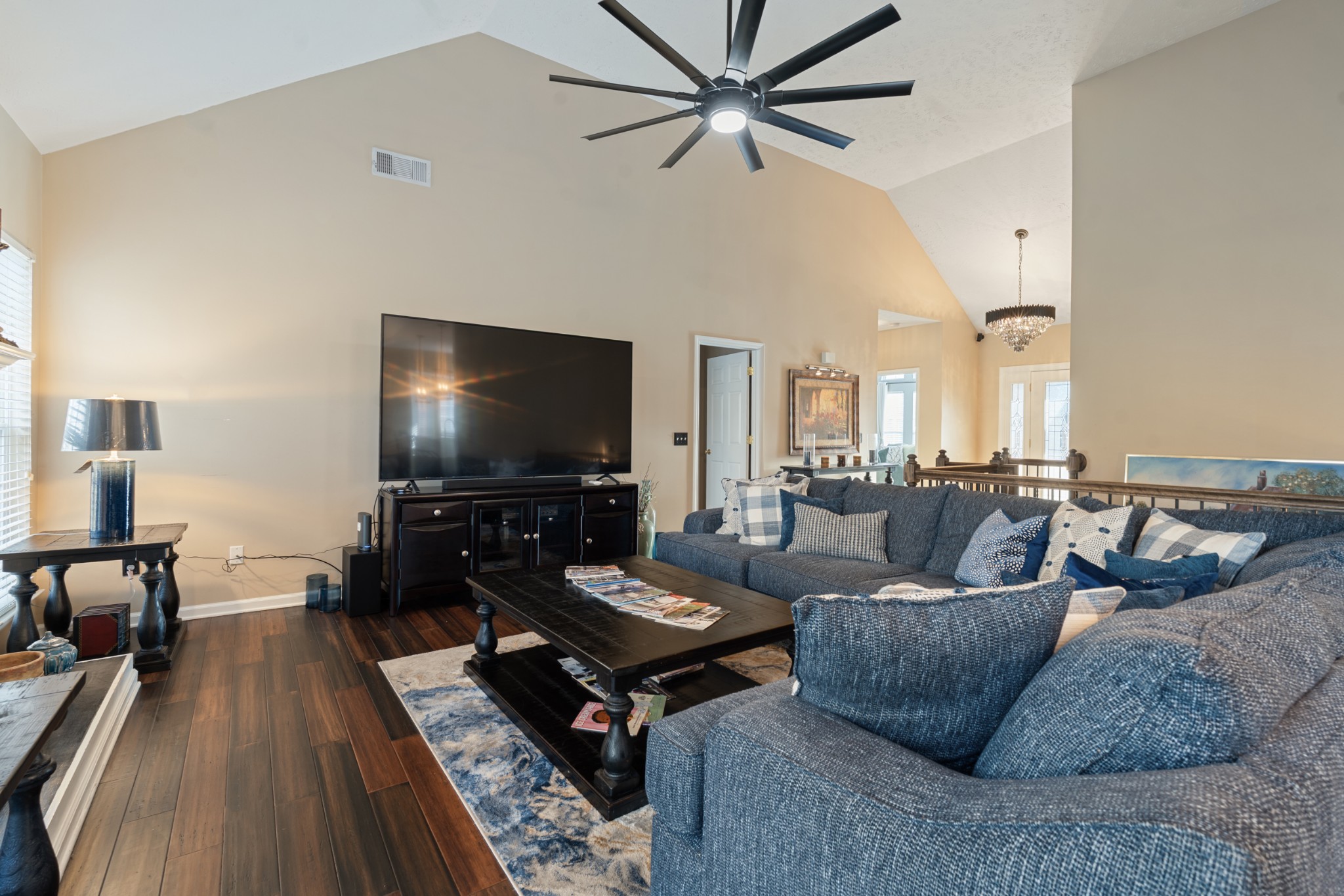 7105 Smokey Hill Road Antioch, TN 37013 - Photo 16 of 30 a living room with furniture and a flat screen tv
