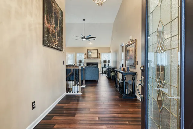 a view of a living room