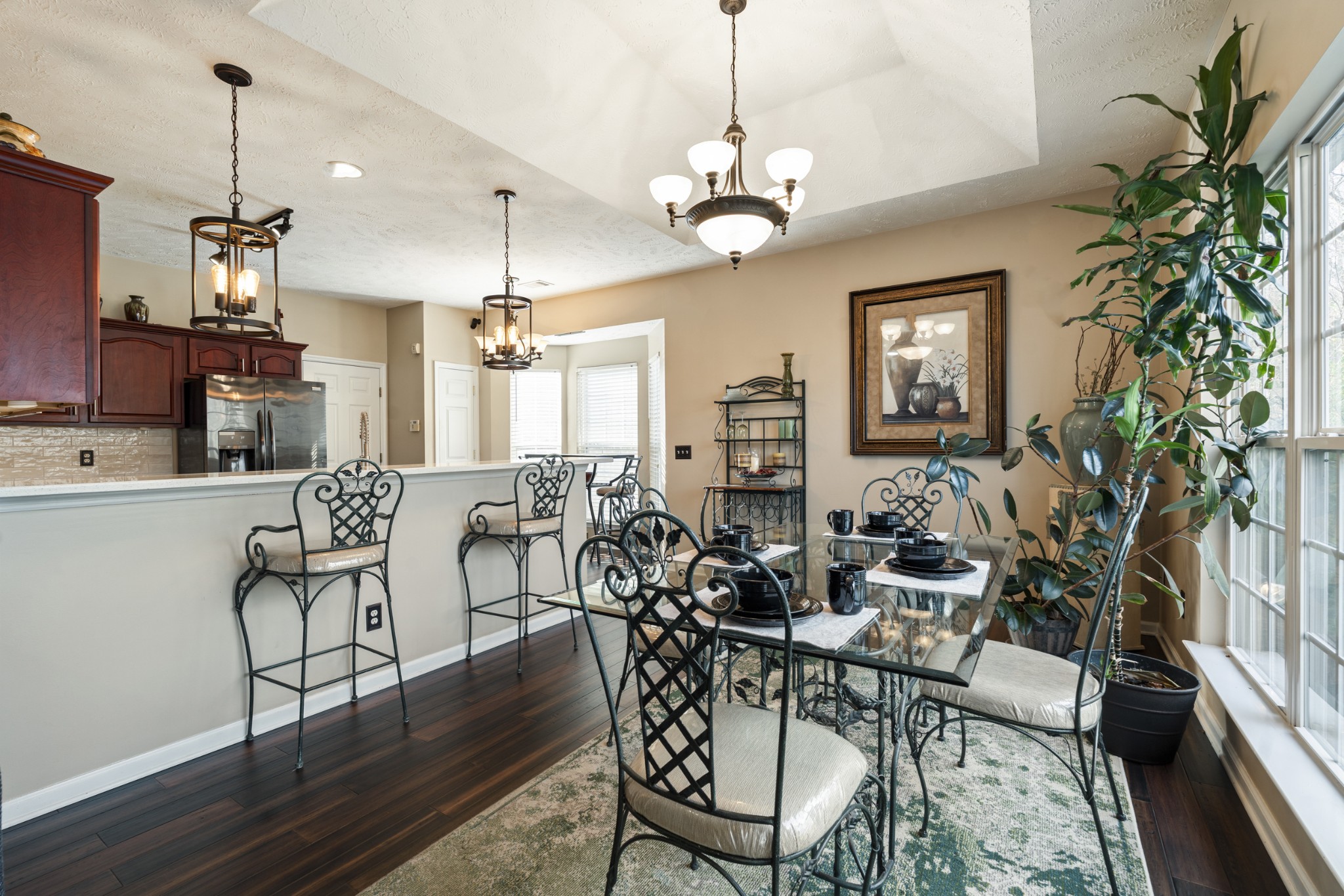 7105 Smokey Hill Road Antioch, TN 37013 - Photo 7 of 30 a view of a dining room with furniture window and wooden floor