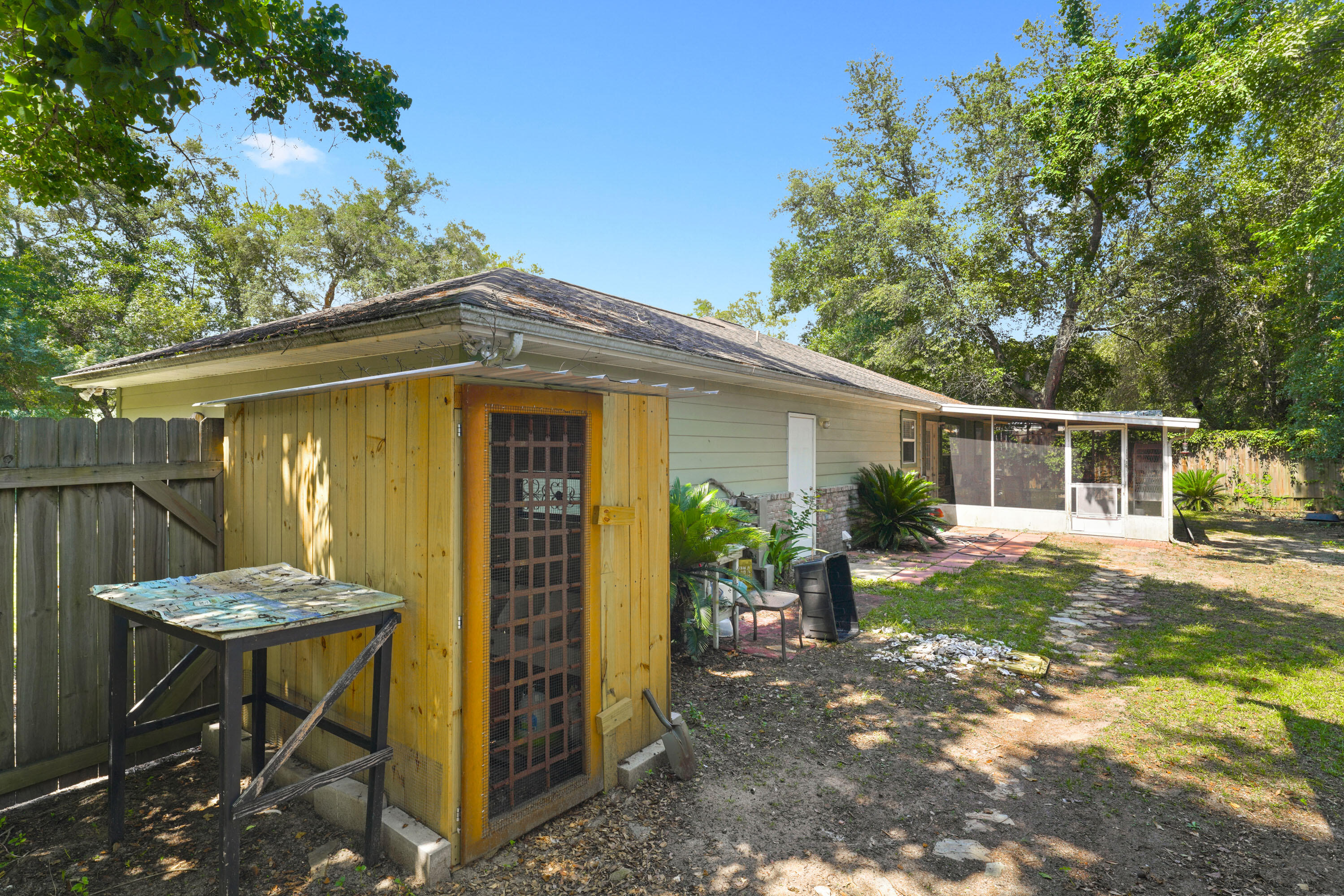 117 Will Street Freeport, FL 32439 - Photo 16 of 19 Chicken Coop Yard View