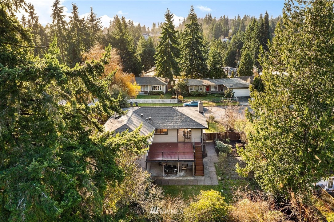 303 217th Place Southwest Bothell, WA 98021 - Photo 36 of 38 an aerial view of a house with a yard