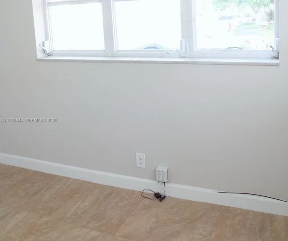 a view of a window in a room