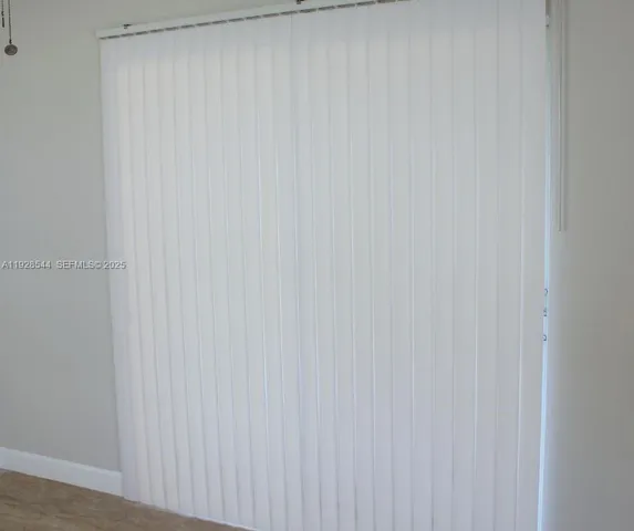 a close up view of a curtain