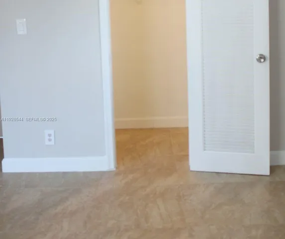 a view of an empty room