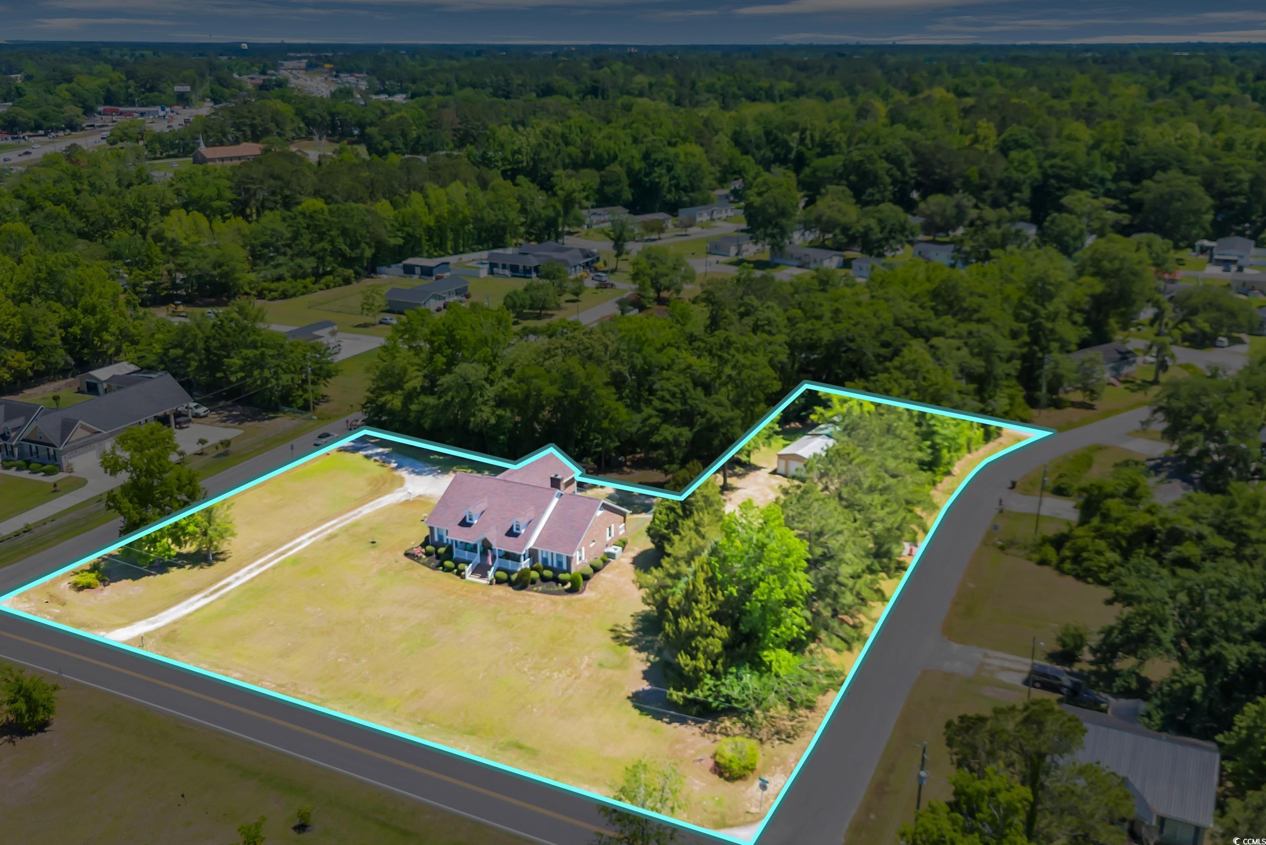 1014 Academy Drive Conway, SC 29526 - Photo 36 of 40 Bird's eye view featuring a forest view
