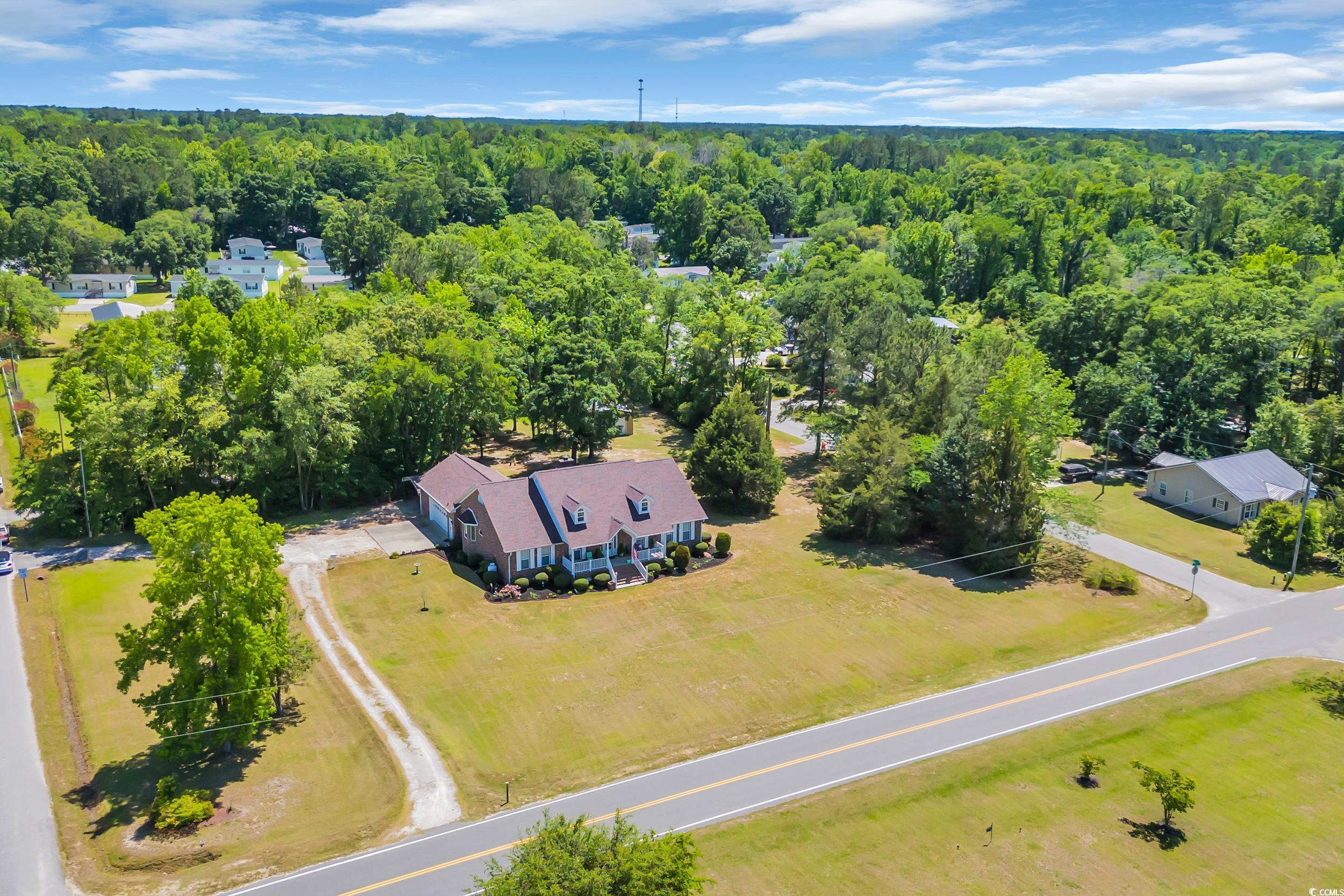 1014 Academy Drive Conway, SC 29526 - Photo 37 of 40 Aerial view featuring a forest view