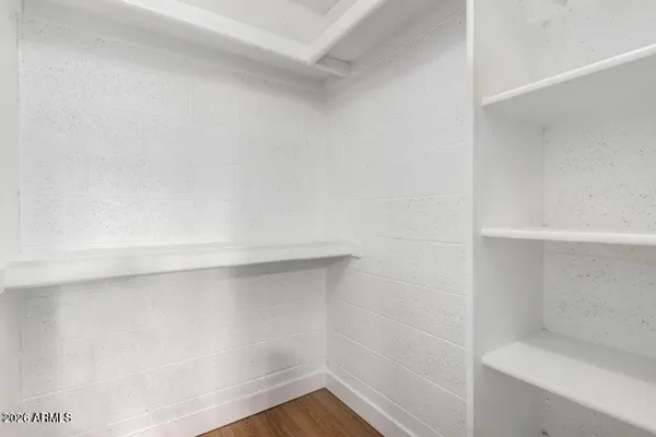 a view of a room with shelf